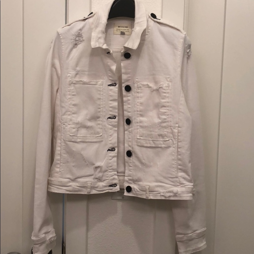 McGuire - The Dolly Distressed Denim Jacket